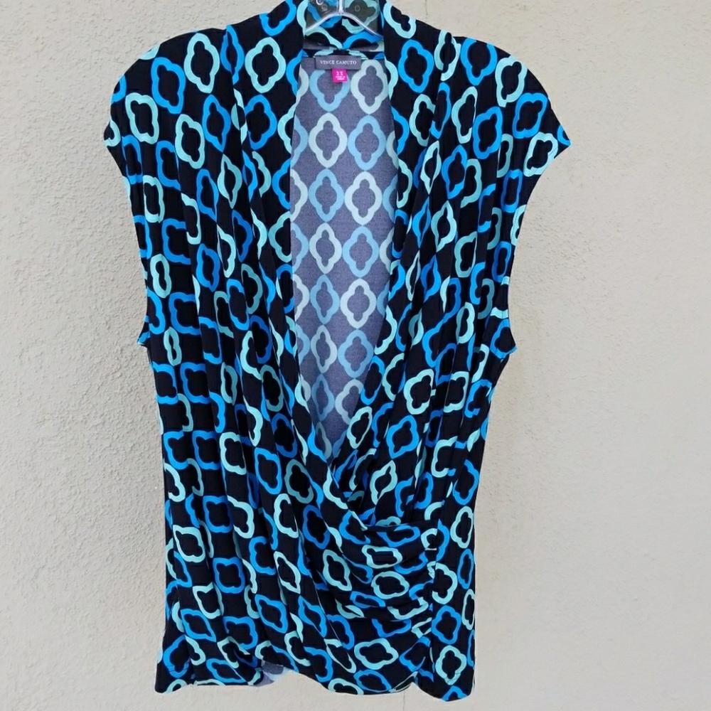 Beautiful Vince Camuto wrap blouse 2X